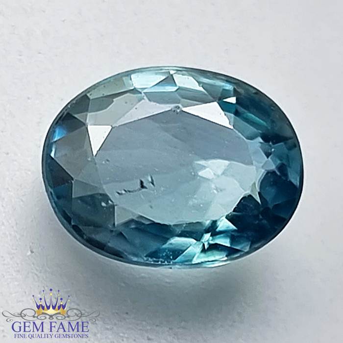 Blue Zircon 2.75ct Gemstone Cambodia