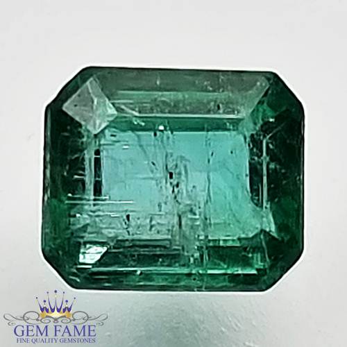 Emerald 0.89ct (Panna) Gemstone Zambian