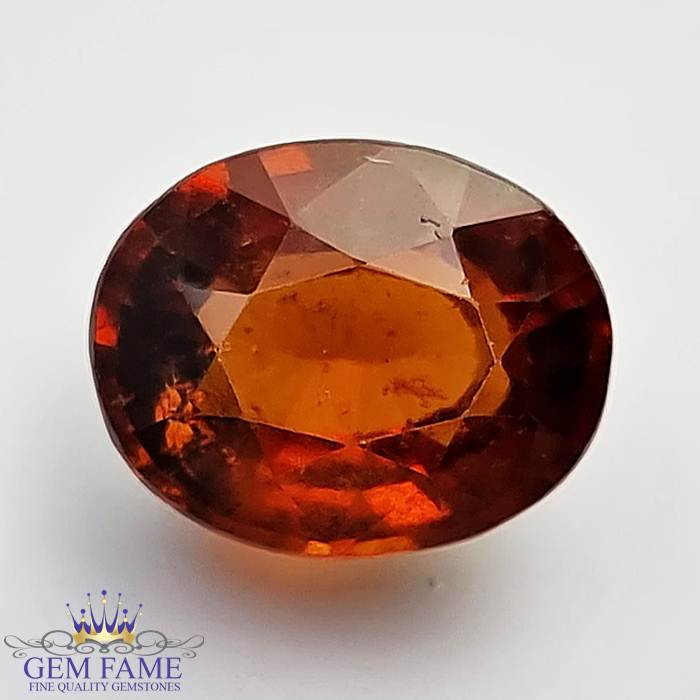 Hessonite Garnet 7.41ct Stone Ceylon