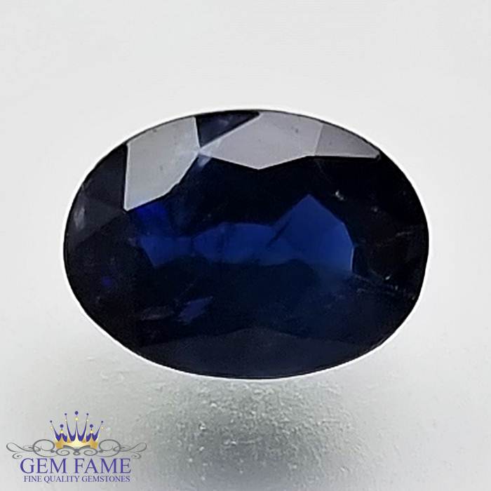 Blue Sapphire 1.37ct (Neelam) Gemstone Australia
