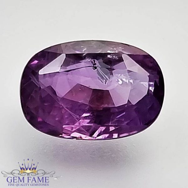 Purple Sapphire 3.11ct Gemstone Ceylon