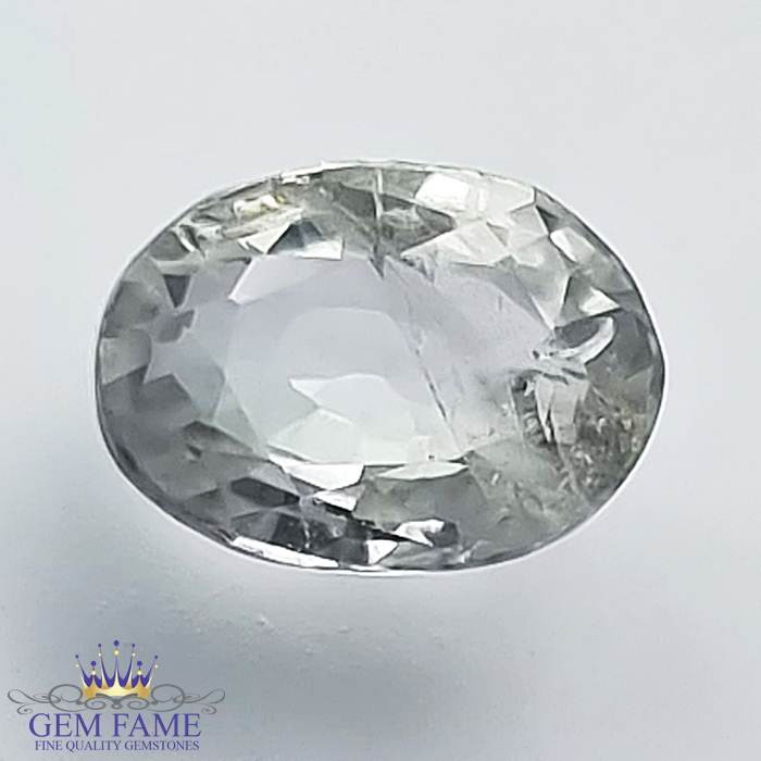 White Sapphire 1.60ct Gemstone Ceylon