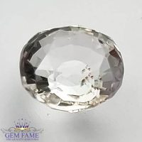 White Sapphire 1.35ct Gemstone Ceylon