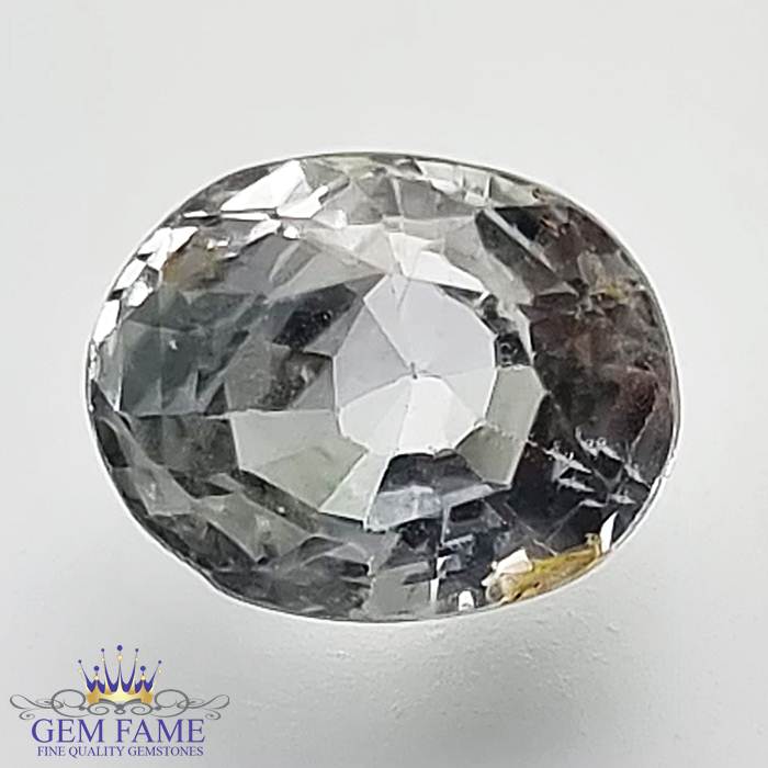 White Sapphire 2.47ct Gemstone Ceylon