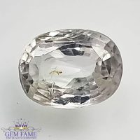 White Sapphire 2.12ct Gemstone Ceylon