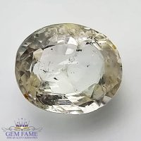 White Sapphire 4.01ct Gemstone Ceylon