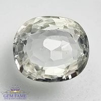 White Zircon 2.56ct Gemstone Cambodia