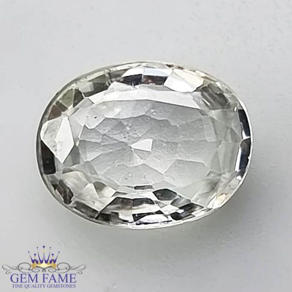 White Zircon 1.65ct Gemstone Cambodia