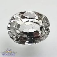 White Zircon 2.69ct Gemstone Cambodia