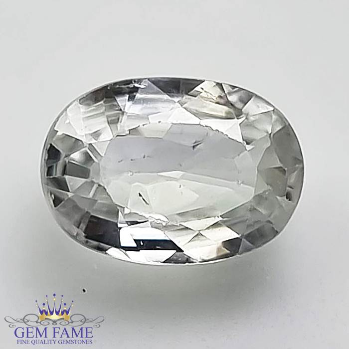 White Zircon 2.99ct Gemstone Cambodia