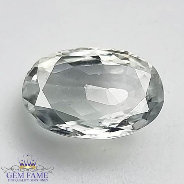 White Zircon 2.98ct Gemstone Cambodia