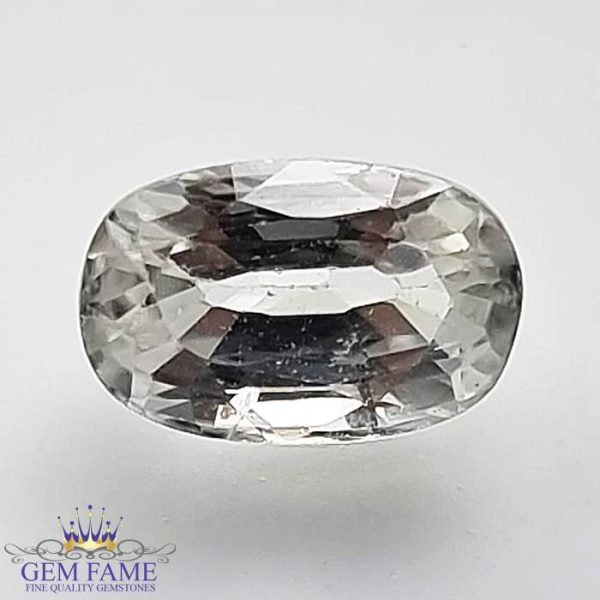 White Zircon 2.76ct Gemstone Cambodia