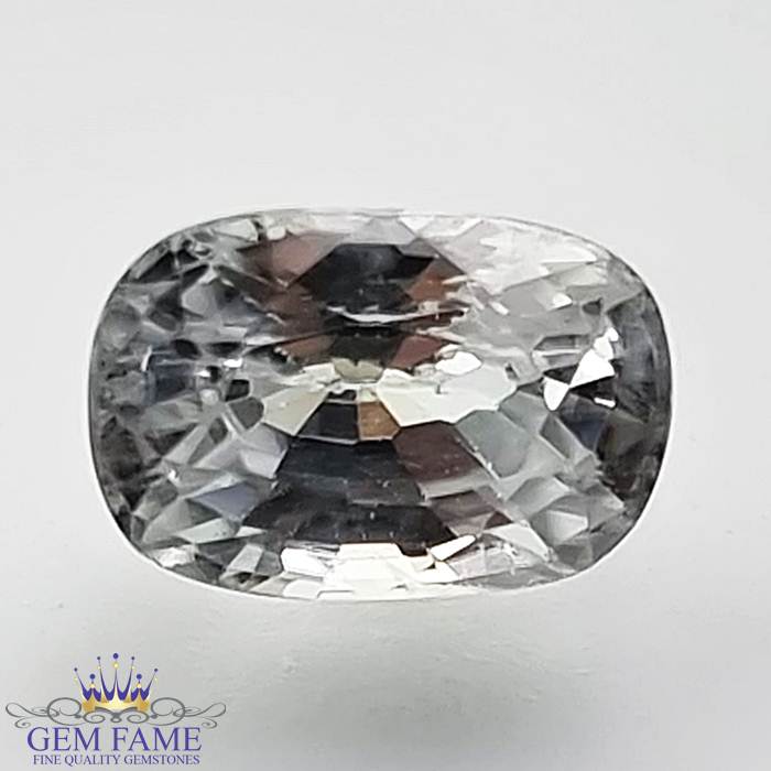 White Zircon 2.24ct Gemstone Cambodia