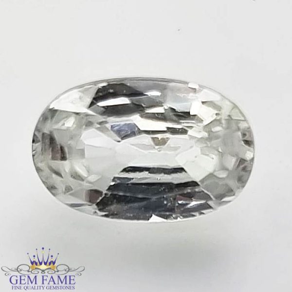 White Zircon 2.10ct Gemstone Cambodia