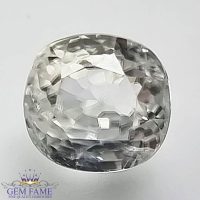 White Zircon 2.78ct Gemstone Cambodia