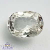 White Zircon 2.91ct Gemstone Cambodia