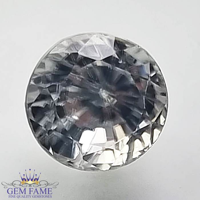 White Zircon 2.97ct Gemstone Cambodia