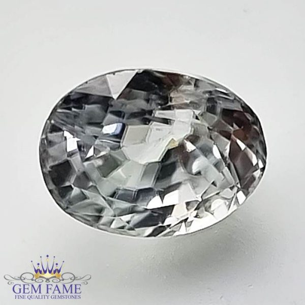 White Zircon 2.44ct Gemstone Cambodia