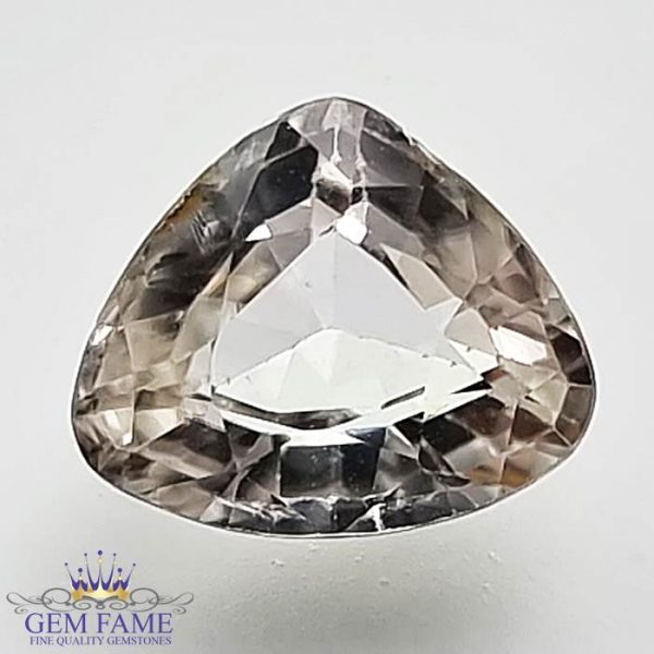 White Zircon 2.68ct Gemstone Cambodia