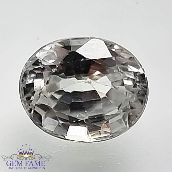 White Zircon 1.89ct Gemstone Cambodia