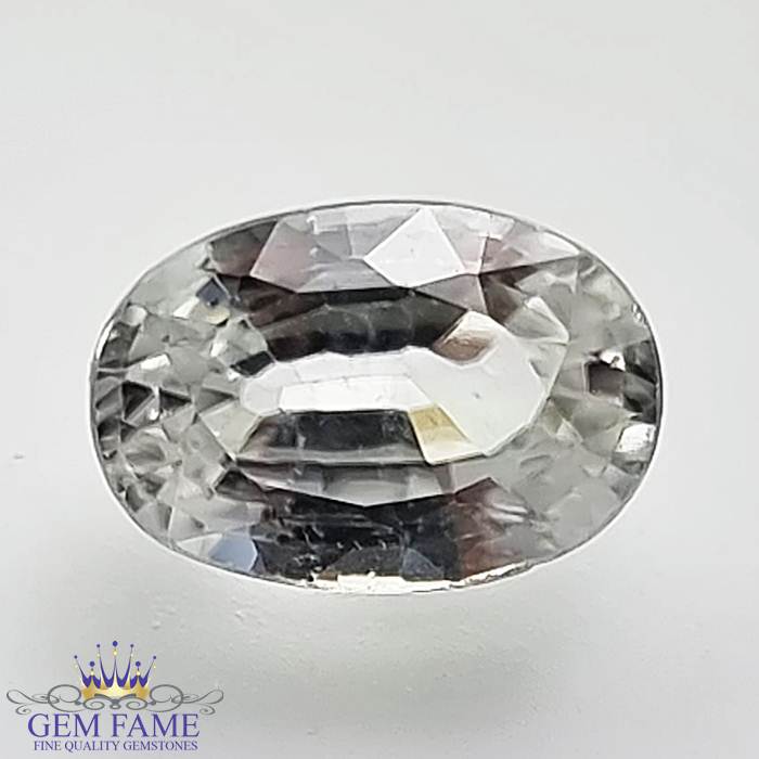 White Zircon 2.11ct Gemstone Cambodia