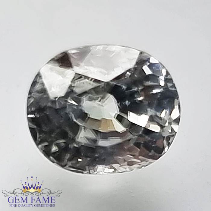 White Zircon 2.30ct Gemstone Cambodia