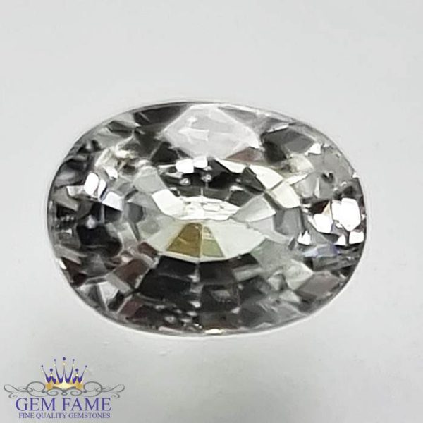 White Zircon 1.42ct Gemstone Cambodia