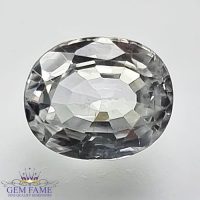 White Zircon 2.52ct Gemstone Cambodia