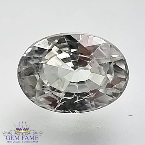 White Zircon 2.39ct Gemstone Cambodia