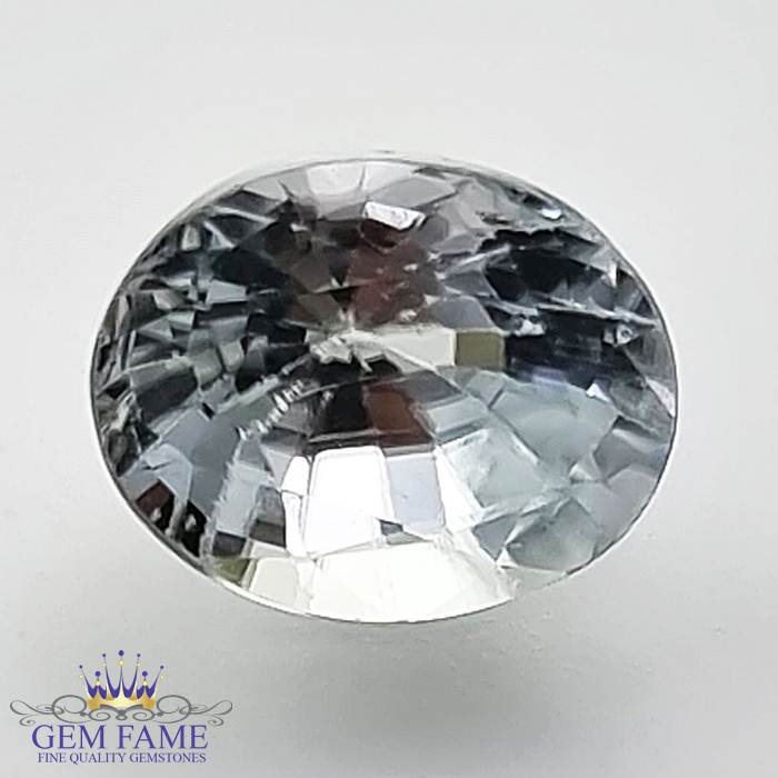 White Zircon 2.37ct Gemstone Cambodia