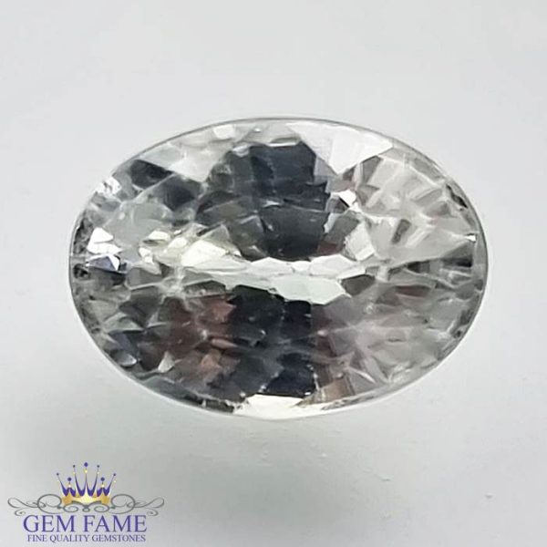 White Zircon 2.07ct Gemstone Cambodia