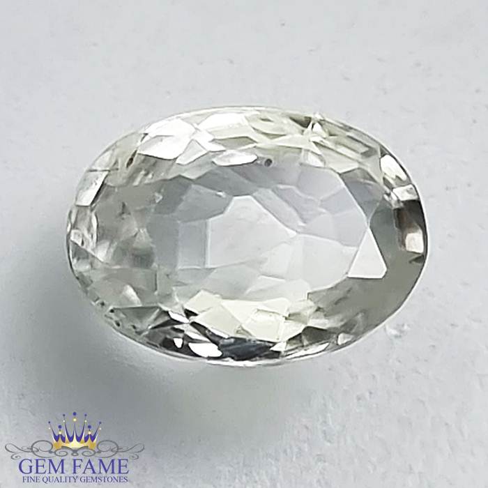 White Zircon 2.32ct Gemstone Cambodia