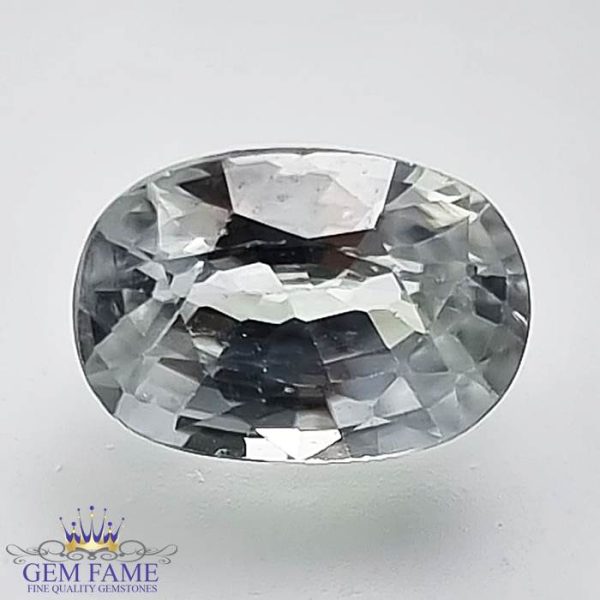 White Zircon 2.01ct Gemstone Cambodia