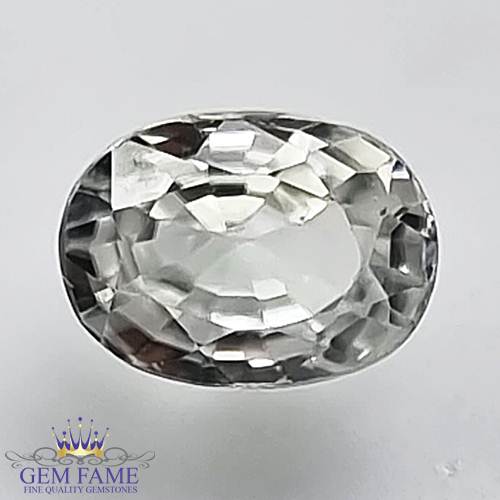 White Zircon 1.51ct Gemstone Cambodia