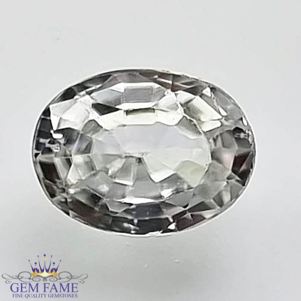 White Zircon 1.65ct Gemstone Cambodia