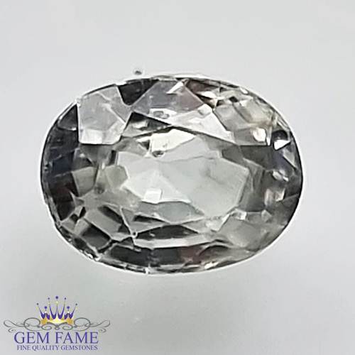 White Zircon 1.25ct Gemstone Cambodia