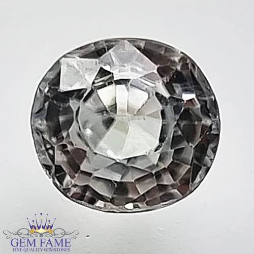 White Zircon 1.53ct Gemstone Cambodia