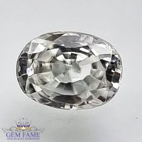 White Zircon 1.23ct Gemstone Cambodia