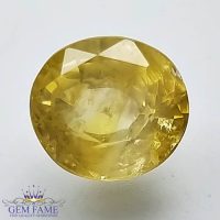 Yellow Sapphire 2.55ct (Pukhraj) Stone Ceylon