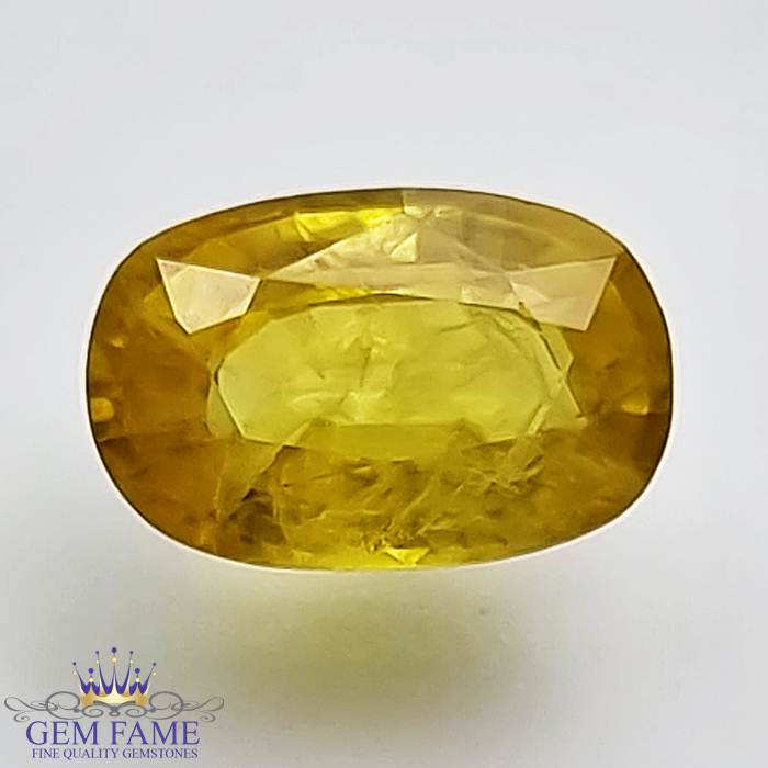 Yellow Sapphire 2.09ct Natural Gemstone Thailand