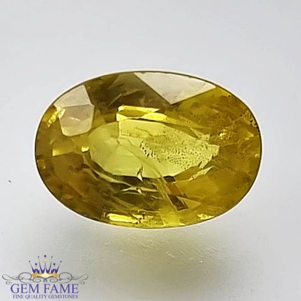 Yellow Sapphire 1.66ct Natural Gemstone Thailand
