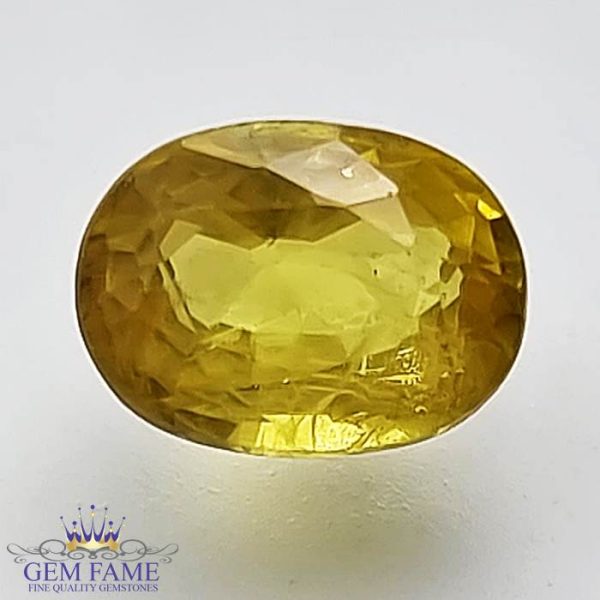 Yellow Sapphire 1.46ct Natural Gemstone Thailand