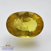 Yellow Sapphire 2.12ct Natural Gemstone Thailand