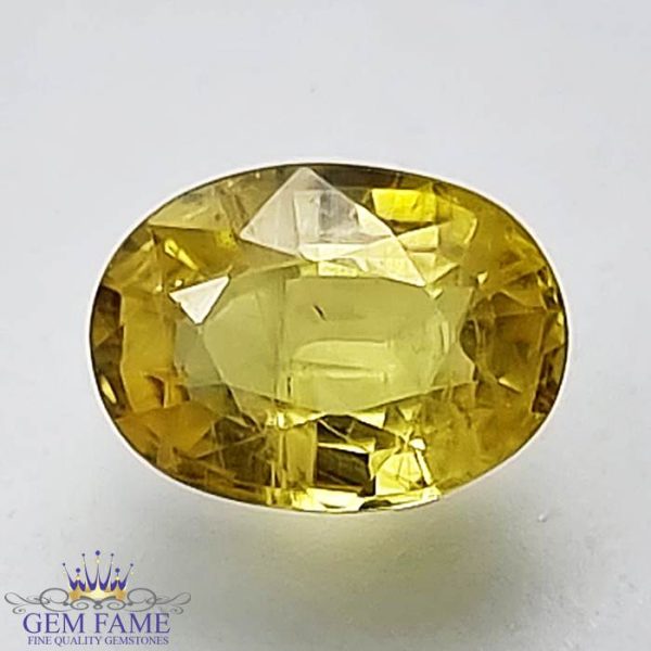 Yellow Sapphire 1.46ct Natural Gemstone Thailand