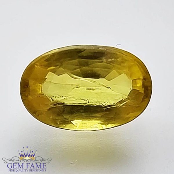 Yellow Sapphire 1.78ct Natural Gemstone Thailand