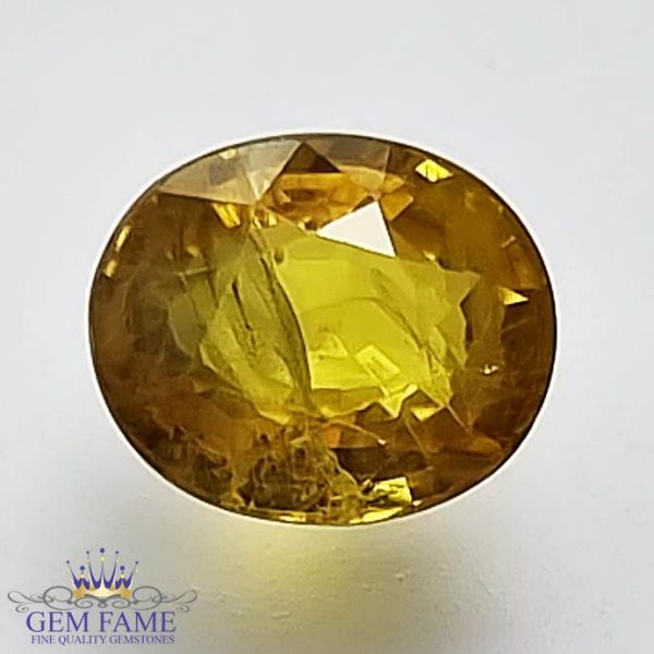 Yellow Sapphire 1.93ct Natural Gemstone Thailand