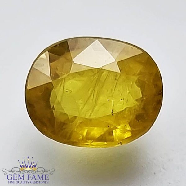 Yellow Sapphire 2.26ct Natural Gemstone Thailand