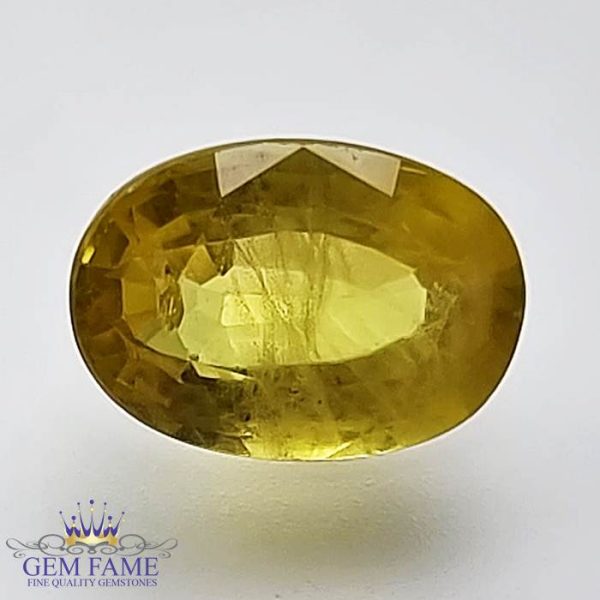 Yellow Sapphire 1.92ct Natural Gemstone Thailand