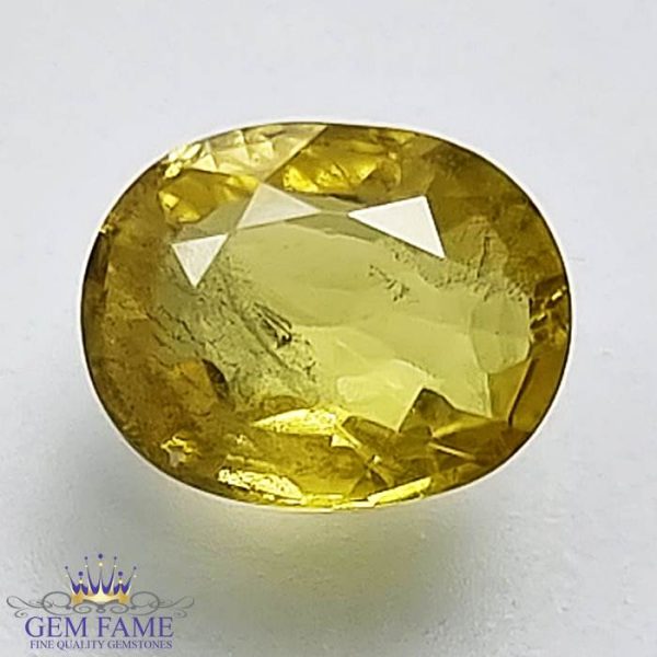 Yellow Sapphire 1.43ct Natural Gemstone Thailand