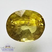 Yellow Sapphire 1.67ct Natural Gemstone Thailand